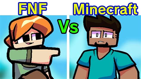 Mine Shooter. . Fnf vs minecraft mobs